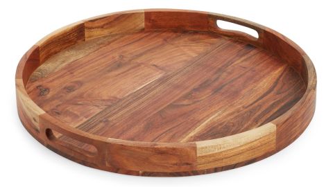 Nordstrom at Home Large Round Acacia Wood Serving Tray