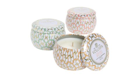 Volupsa Maison Blanc Mini Tin Candle Trio