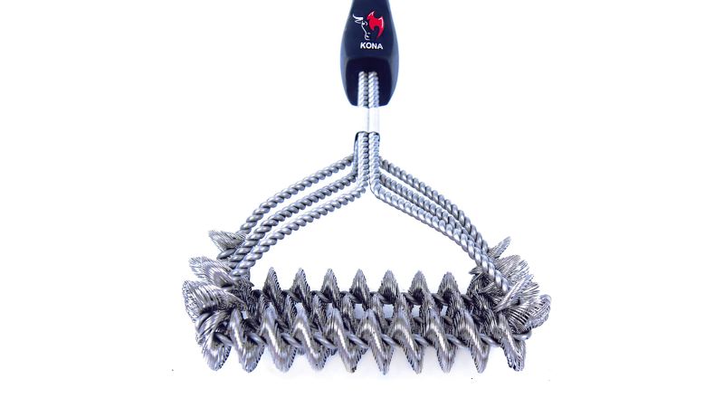 Non wire outlet grill brush