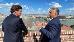 Tucker calrson tweeted an image  on Monday, August 2, showing him and Hungarian Prime Minister Viktor Orban.