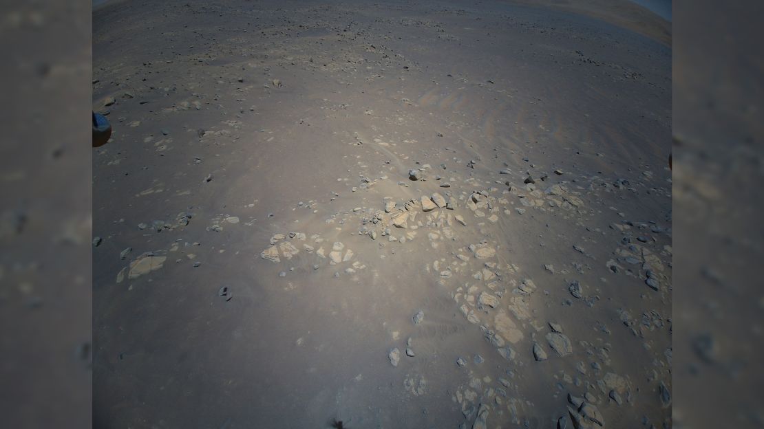 Ingenuity captured this view of the "Raised Ridges" during its 10th Martian flight on July 24.