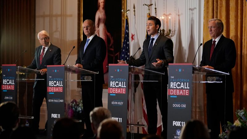 California Recall Debate Gop Candidates Attack Newsom S Handling Of California Recall Debate Gop Candidates Attack Newsom S Handling Of