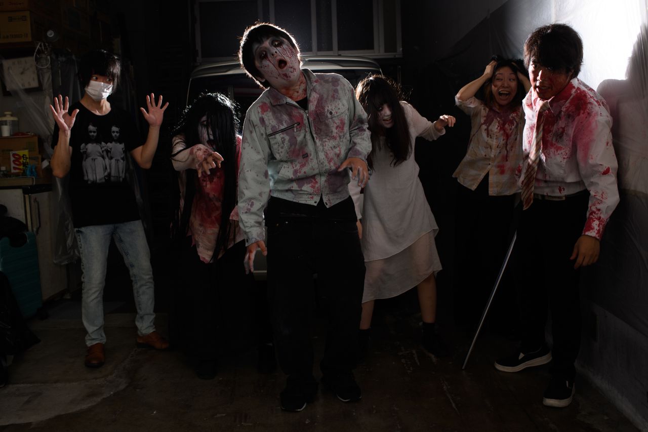 In 2020, an event-planning team created a socially distanced drive-in haunted house in Tokyo