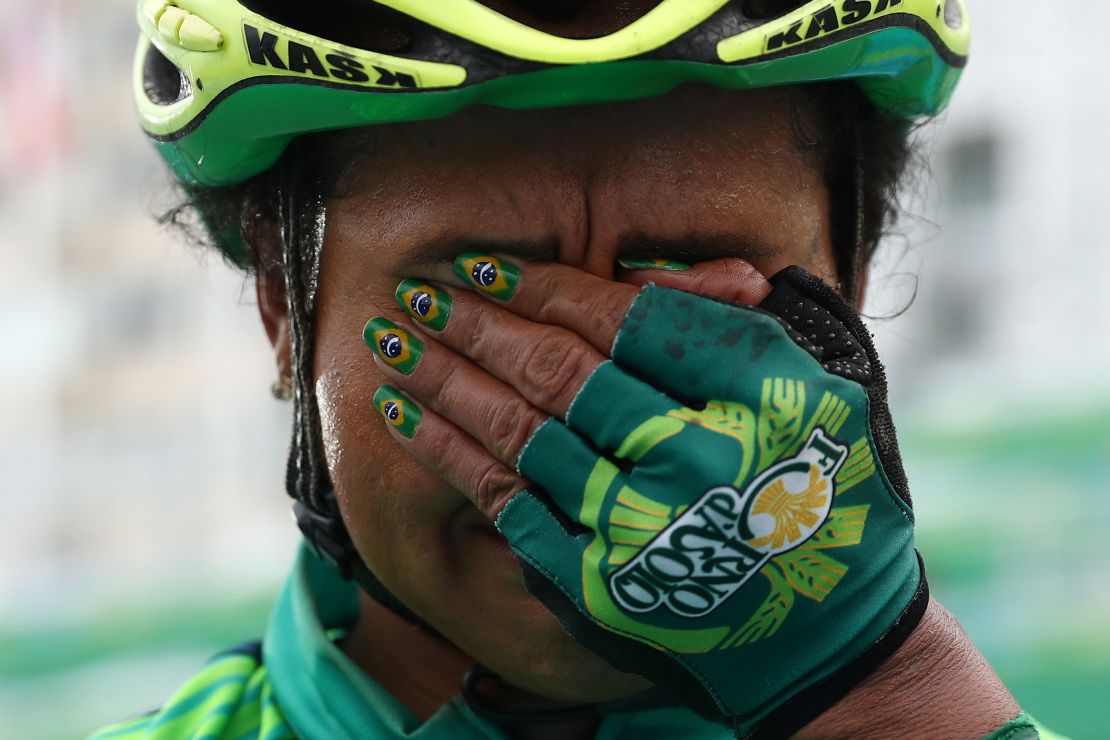 Clemilda Fernandes Silva of Brazil at the 2016 Rio Olympic Games.