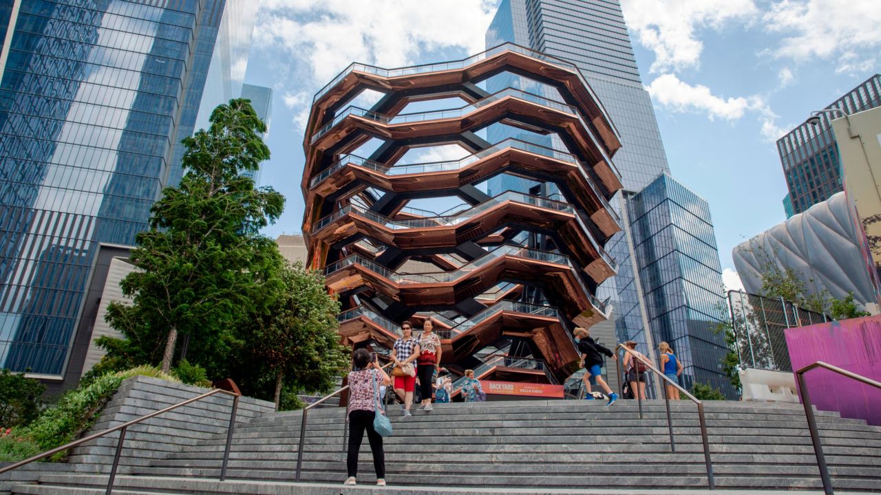 Vessel, a tourist attraction in New York City's Hudson Yards neighborhood, has been closed to visitors since a suicide on July 29.