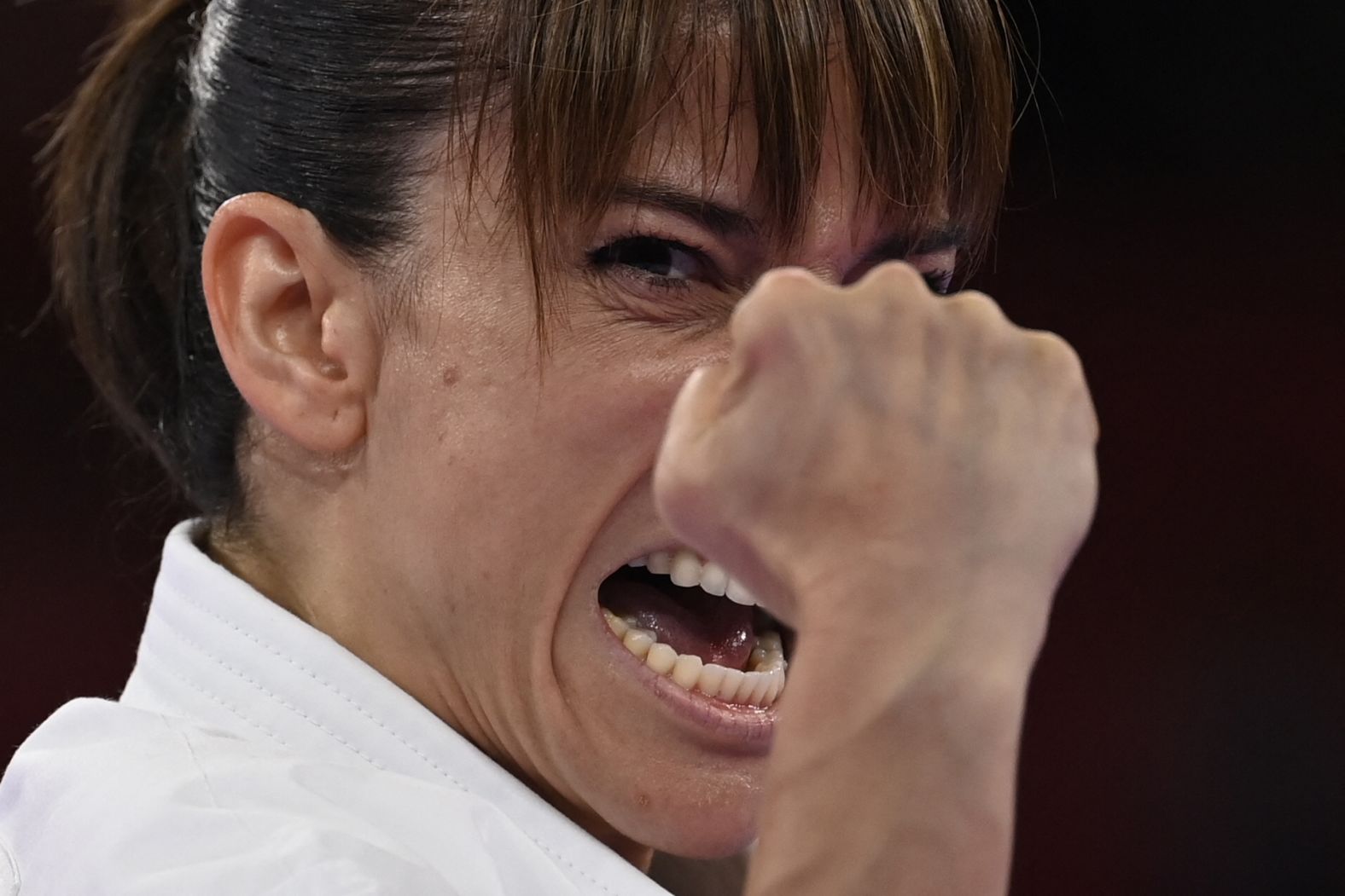 Spain's Sandra Sánchez <a href="index.php?page=&url=https%3A%2F%2Fwww.cnn.com%2Fworld%2Flive-news%2Ftokyo-2020-olympics-08-05-21-spt%2Fh_99e39c091abd8b5e3f489dffdd59da42" target="_blank">won gold in karate's kata event</a> on August 5.  