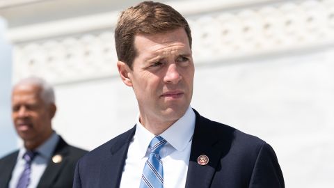 Rep. Conor Lamb, D-Pa., walks down the House steps after the last vote of the week on Friday, June 25, 2021.