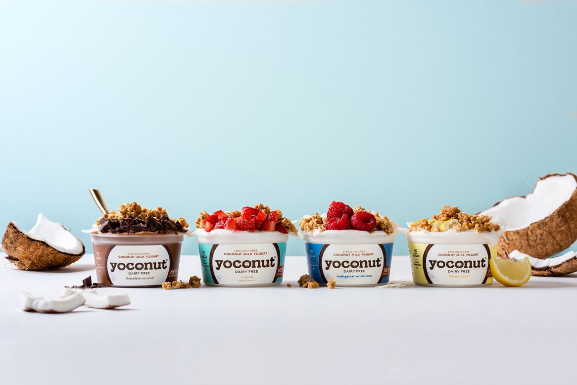 Made from locally sourced ingredients, Yoconut's coconut-based yogurt is dairy, gluten and soy-free and has no added sugar or preservatives. 