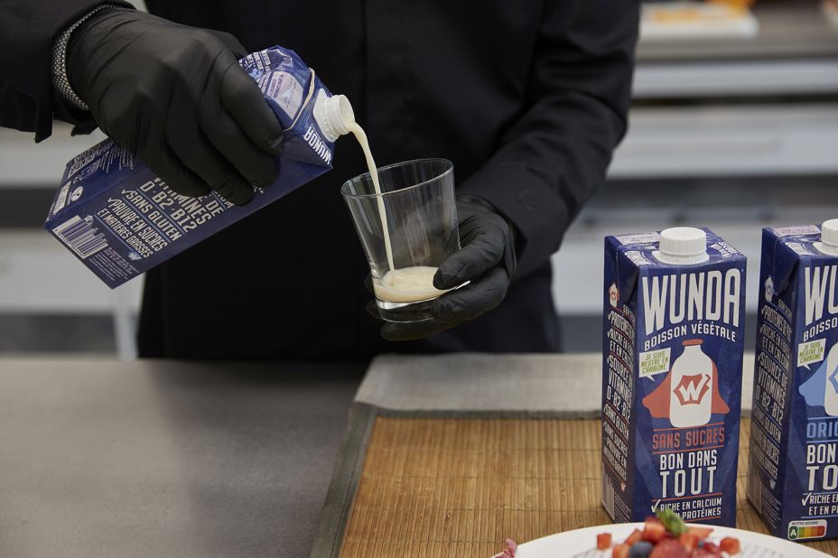 Other companies are looking to make plant-based solutions more sustainable. Nestle says its pea-based milk, Wunda, is made in a factory that buys <a href="https://www.mywunda.com/sustainability" target="_blank" target="_blank">100% renewable electricity</a>.