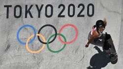 TOPSHOT - Britain's Sky Brown competes in the women's park final during the Tokyo 2020 Olympic Games at Ariake Sports Park Skateboarding in Tokyo on August 04, 2021. (Photo by Lionel BONAVENTURE / AFP) (Photo by LIONEL BONAVENTURE/AFP via Getty Images)