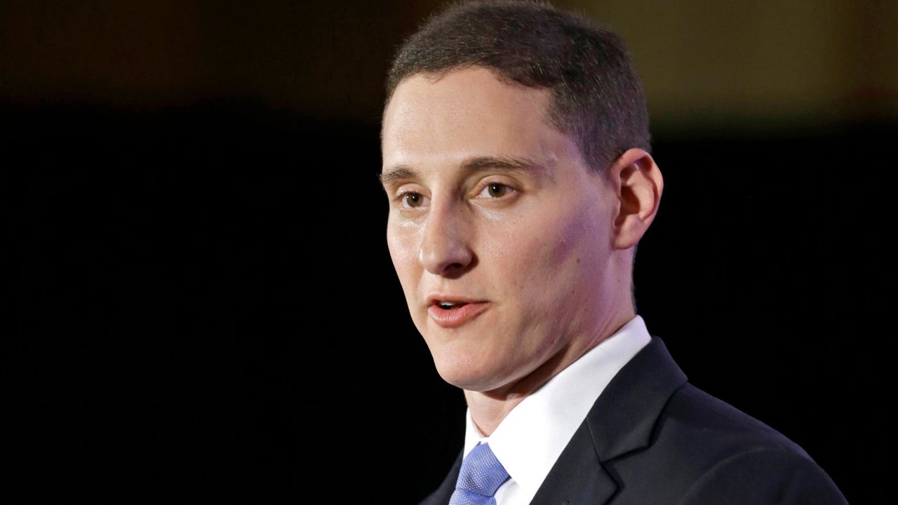 Then-Ohio state Treasurer Josh Mandel is seen in 2014 in Columbus, Ohio.