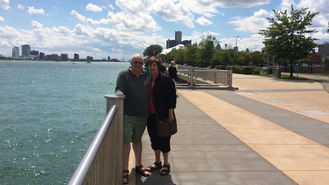 Here's the couple in June 2017, when McFarlane met Saquet in Chicago.