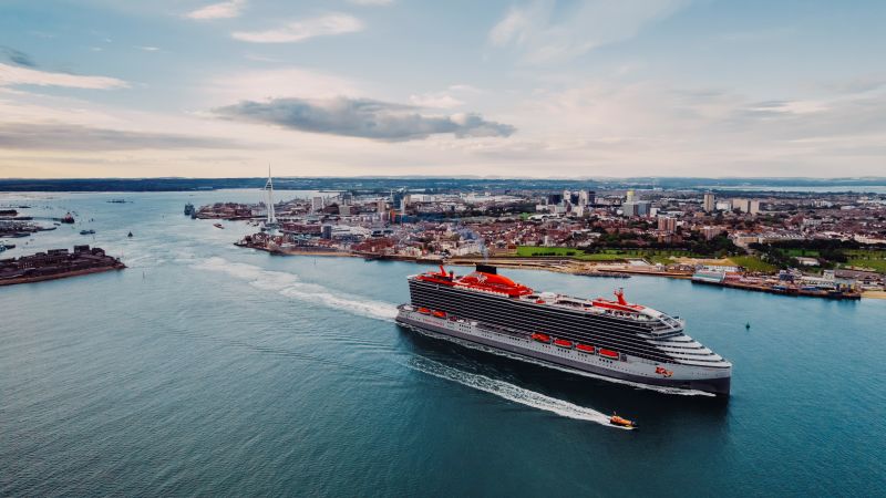 Virgin Voyages first cruise ship sets sail image