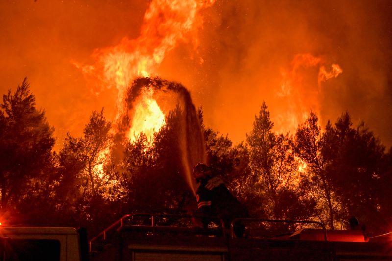 'Childhood memories are burned right now:' Residents in Greece describe  wildfire devastation