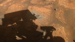 This image taken by NASA's Perseverance rover on Aug. 6, 2021, shows the hole drilled in a Martian rock in preparation for the rover's first attempt to collect a sample. Credits: NASA/JPL-Caltech