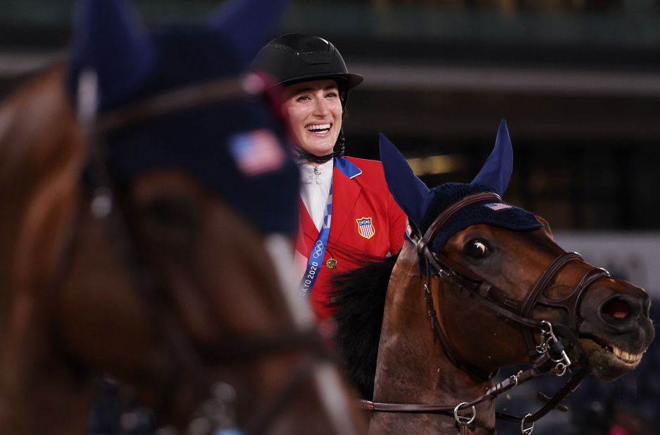 Jessica Springsteen, the daughter of rock star Bruce Springsteen, was part of the US equestrian team <a href="https://www.cnn.com/2021/08/07/sport/jessica-springsteen-silver-tokyo-intl-spt/index.html" target="_blank">that won silver in jumping</a> on August 7.