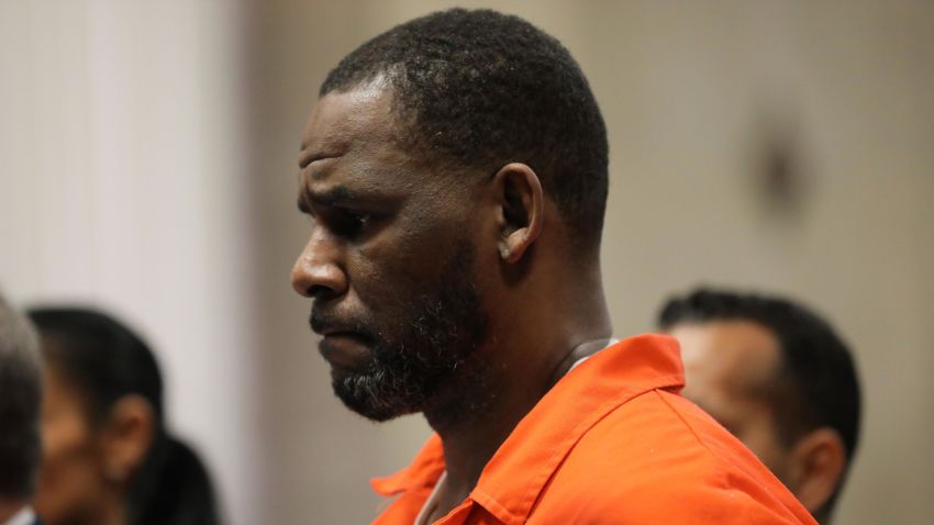 CHICAGO, IL -  SEPTEMBER 17:  Singer R. Kelly appears during a hearing at the Leighton Criminal Courthouse on September 17, 2019 in Chicago, Illinois.  Kelly is facing multiple sexual assault charges and is being held without bail.   (Photo by Antonio Perez - Pool via Getty Images)