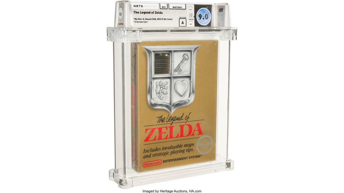A copy of "The Legend of Zelda" became the most expensive video game when it sold for $870,000 at auction last month -- but the record stood for just two days.
