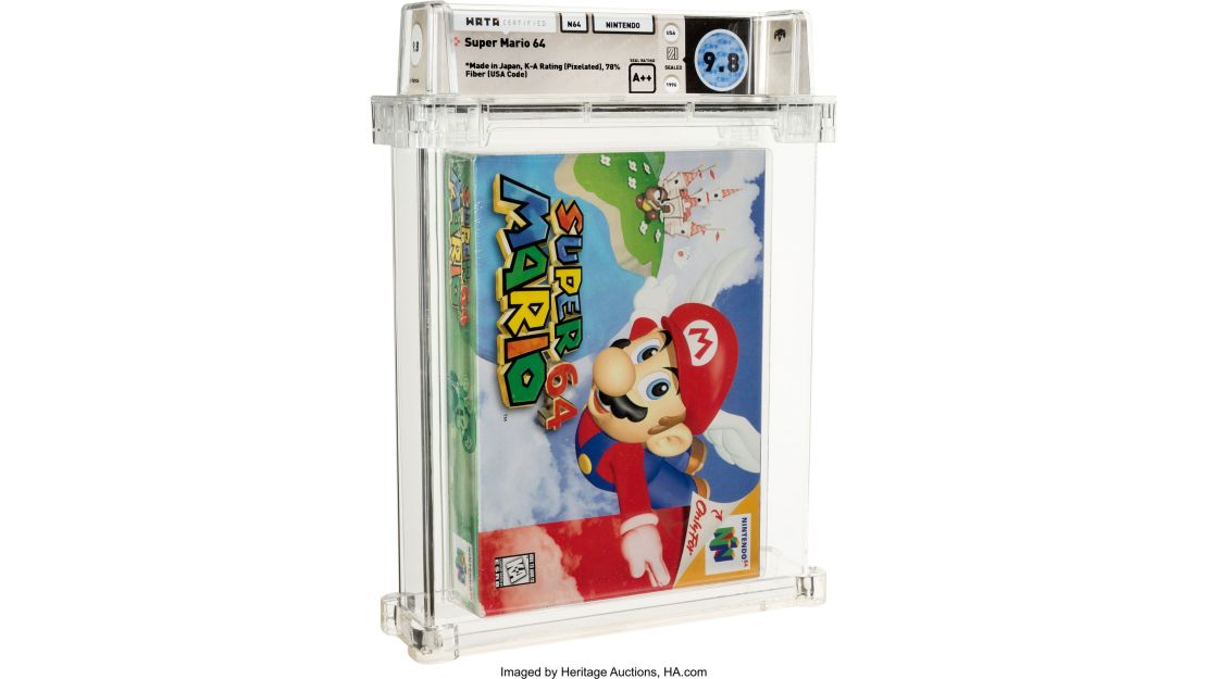 The $1.5 million copy of Super Mario 64.