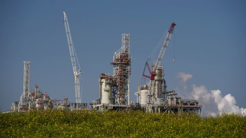 An ExxonMobil petrochemical complex under construction in Texas in July. Lawmakers are urging action on climate change this week after a UN report concluded greenhouse gas emissions need to be cut significantly, and fast, in order to avoid the worse impacts.