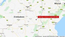 CARD ONLY Marange Zimbabwe MAP