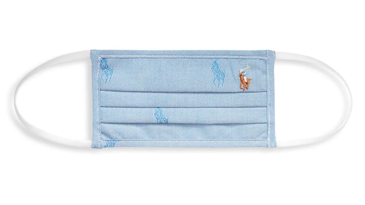 Polo Ralph Lauren Yarn-Dyed Cotton Oxford Face Mask