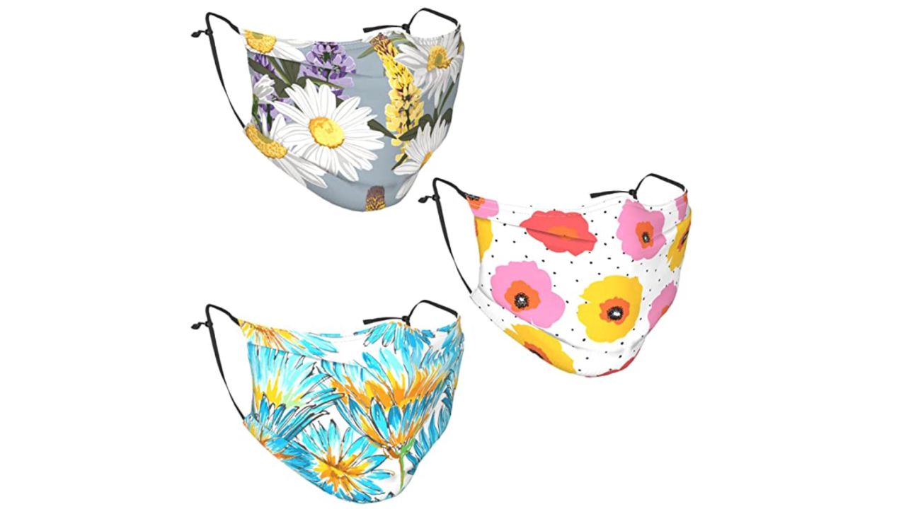 Lupines Flowers Fabric Face Mask