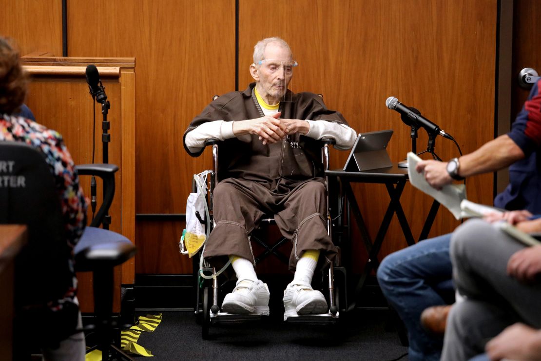 New York real estate heir Robert Durst, 78, takes the stand Monday in Inglewood, Calfornia. 