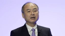 Masayoshi Son, chairman and chief executive officer of SoftBank Group Corp., delivers a keynote speech at the Junior Chamber International (JCI) World Congress in Yokohama, Japan, on Wednesday, Nov. 4, 2020. Nvidia Corp. Chief Executive Officer Jensen Huang argued on Oct. 29 that the companys proposed acquisition of chip designer Arm Ltd., owned by SoftBank, will benefit technological development, a pitch to industry customers and regulators that need to approve the record transaction. Photographer: Kiyoshi Ota/Bloomberg via Getty Images