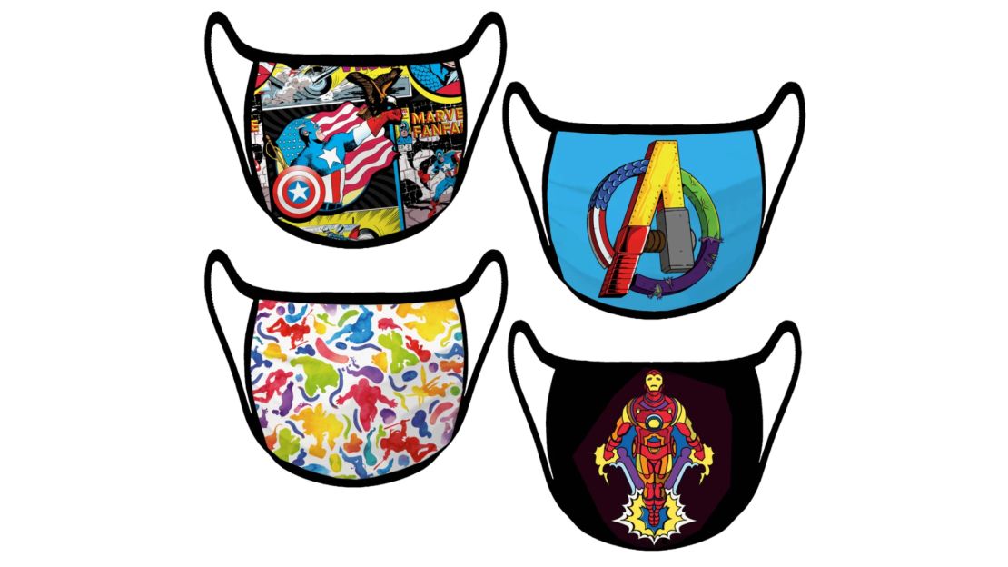 Marvel Cloth Face Masks, 4-Pack