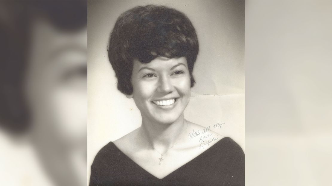 Lupe Alemán was 20 years when she graduated high school in Bishop, Texas, her son says. She was the school's first Mexican American homecoming queen.