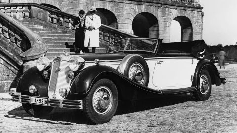 The Audi Skysphere concept was inspired by the Horch 853.