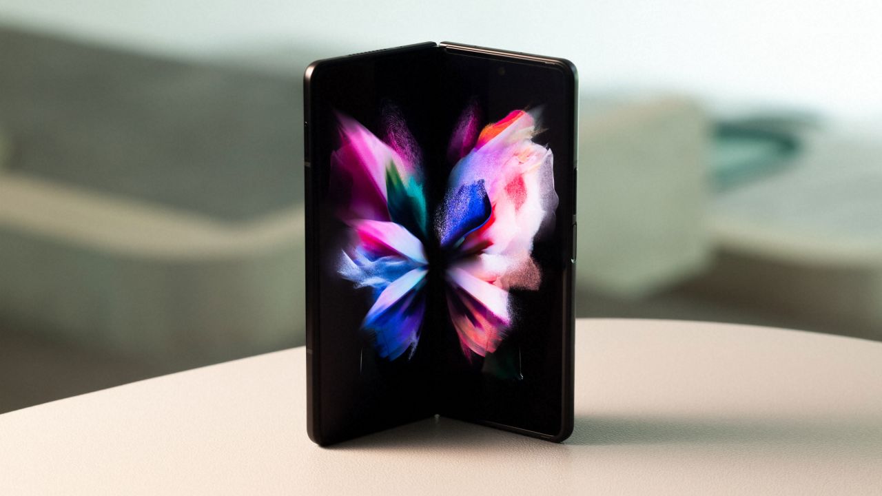 Samsung's latest Galaxy Fold model features an under-screen camera.