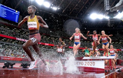 <strong>Peruth Chemutai, Uganda: </strong>On the track inside Tokyo's National Stadium, Chemutai entered the record books for Uganda in the women's 3,000-meter steeplechase by becoming the first woman to win gold for her country in any sport.