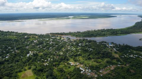 A view of the Lagos de Tarapoto wetlands complex in Colombia's Amazonas department.