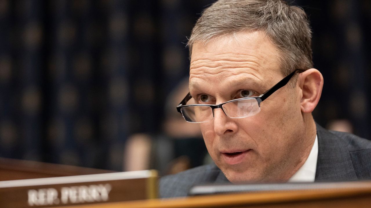 Rep. Scott Perry speaks at the House Committee On Foreign Affairs in March on Capitol Hill in Washington, DC.