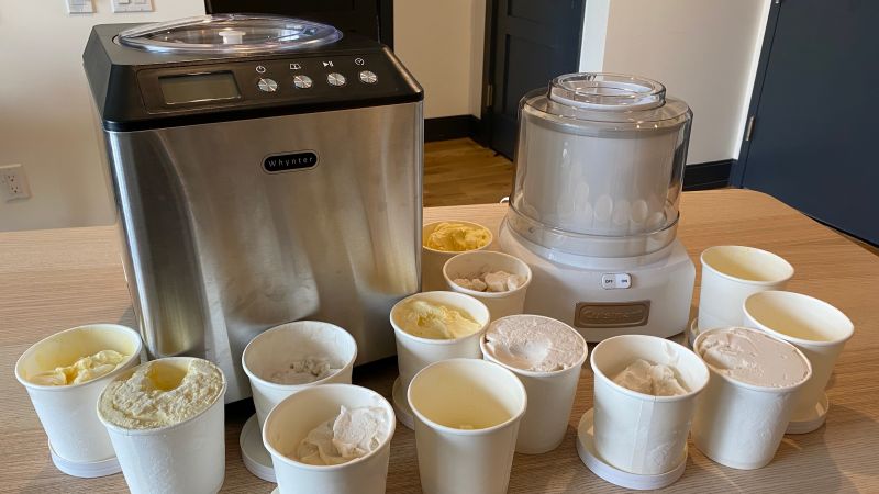 Deluxe Frozen Dessert Maker,2021 Upgraded Home Fruit Ice Cream Maker Machine,Electric Delicious Ice Cream Maker for Frozen Fruit Dessert Make 
