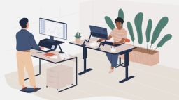 20210812 office work productivity illustration