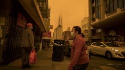 Powerful, dry winds swept across San Francisco, California, during 2020's wildfire season, driving up the risk of fires in a region that has been battered by heat waves and dangerously poor air quality.