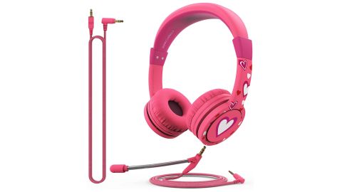 FosPower Kids' Headphones With Microphone and 3.5mm Detachable Cables
