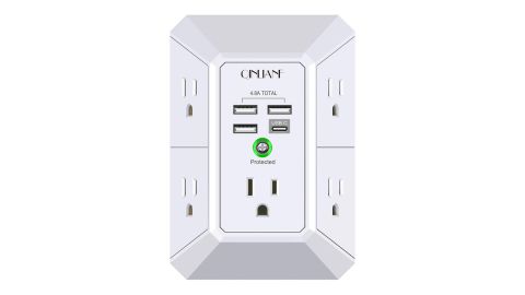 USB Wall Charger, Surge Protector, Outlet Extender