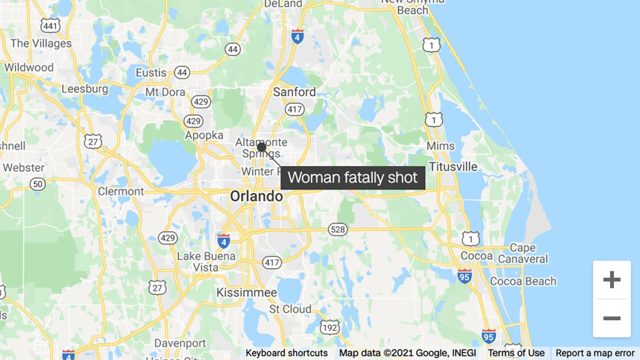 florida woman shot by toddler zoom MAP