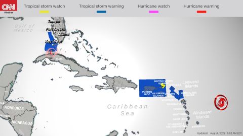 weather tropical depression fred and tropical storm grace watches and warnings