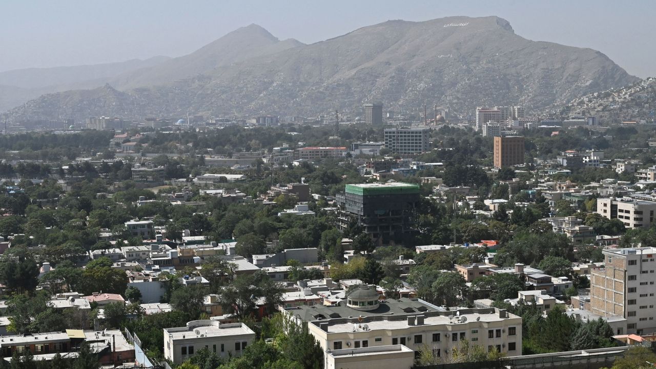 A general view of Kabul on Sunday.
