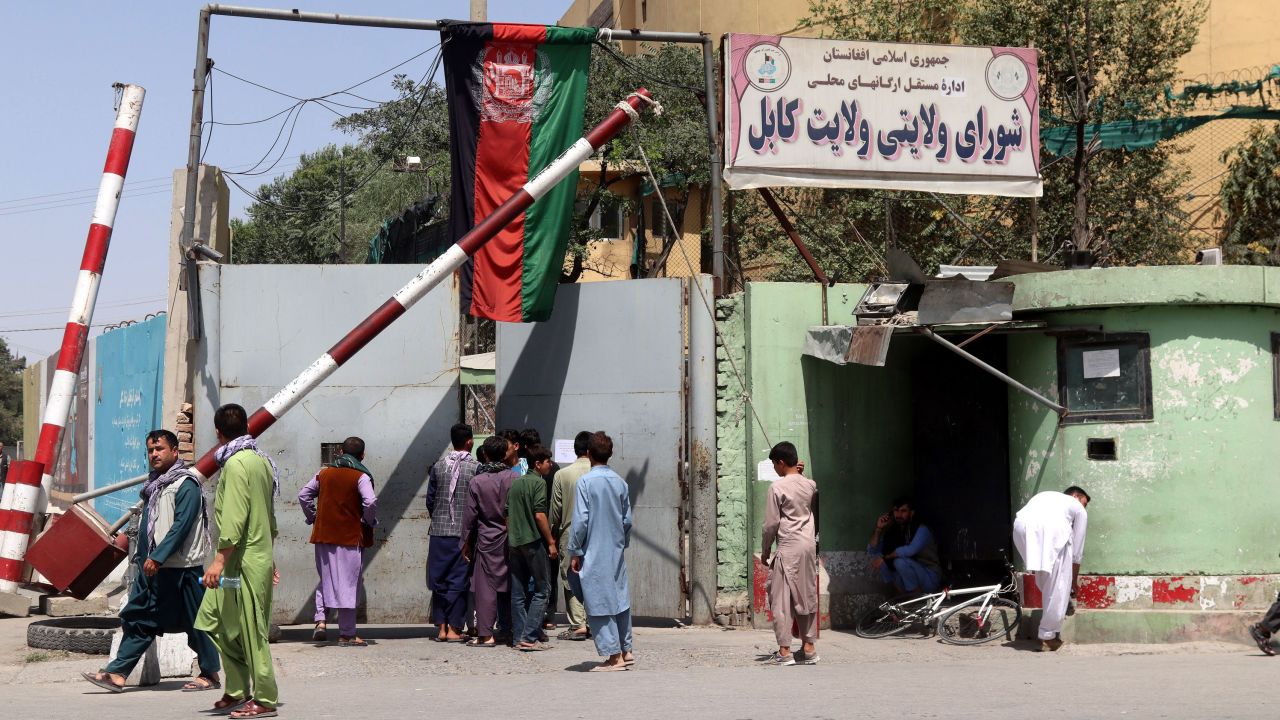 Afghans in Kabul rushing home after news broke the Taliban had reached the outskirts of the Afghan capital on Sunday.