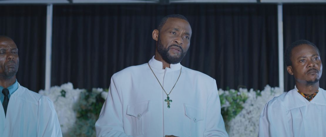 Nollywood hearthrob, Richard Mofe-Damijo plays the role of Reverend Ifeanyi in King Of Boys: The Return Of The King.