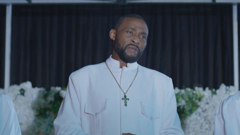 Nollywood hearthrob, Richard Mofe-Damijo plays the role of Reverend Ifeanyi in King Of Boys: The Return Of The King.
