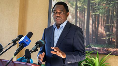 Zambia's new President Hakainde Hichilema