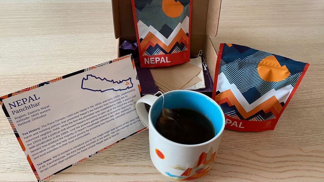 Atlas caffeinated tea box