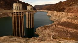Water levels at Lake Mead, the largest reservoir in the US by volume, is at its lowest since the it was filled after Hoover Dam was completed in the 1930s. 